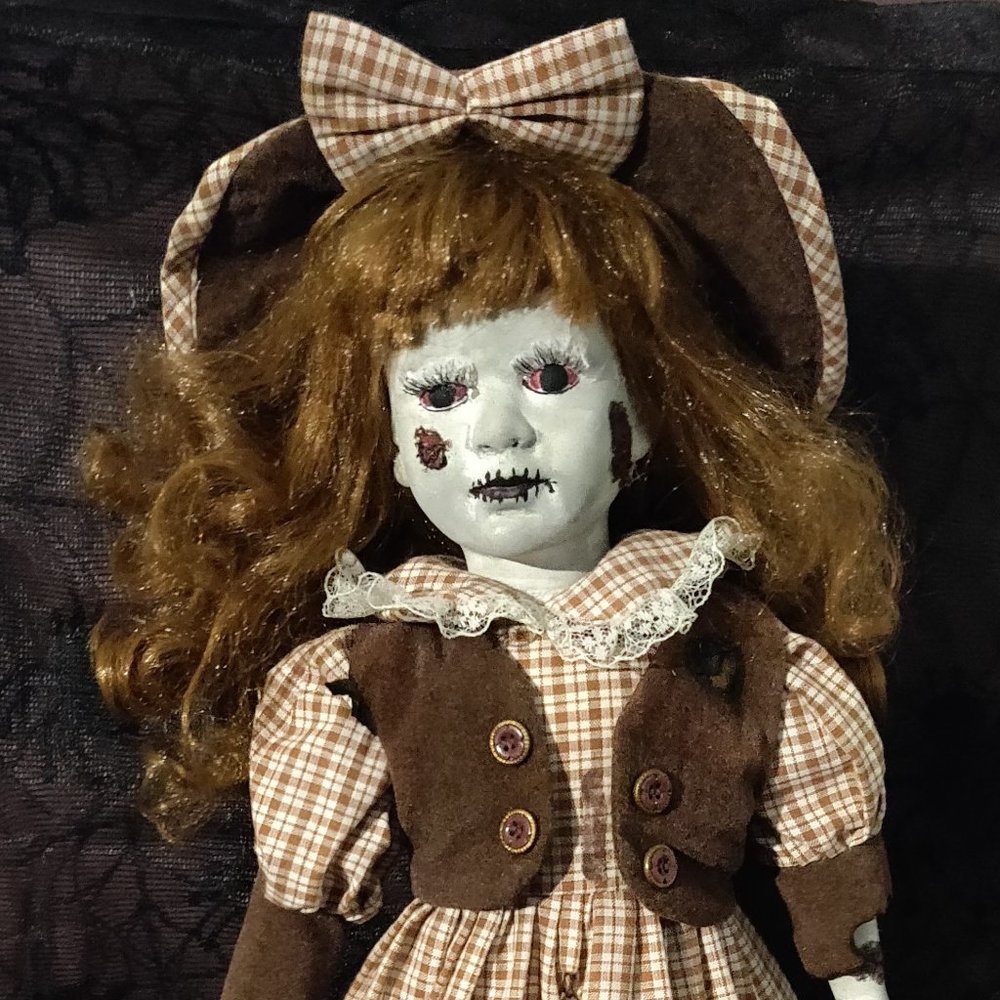 Creepy Doll - Burned & Buried Miner - 19" Tall